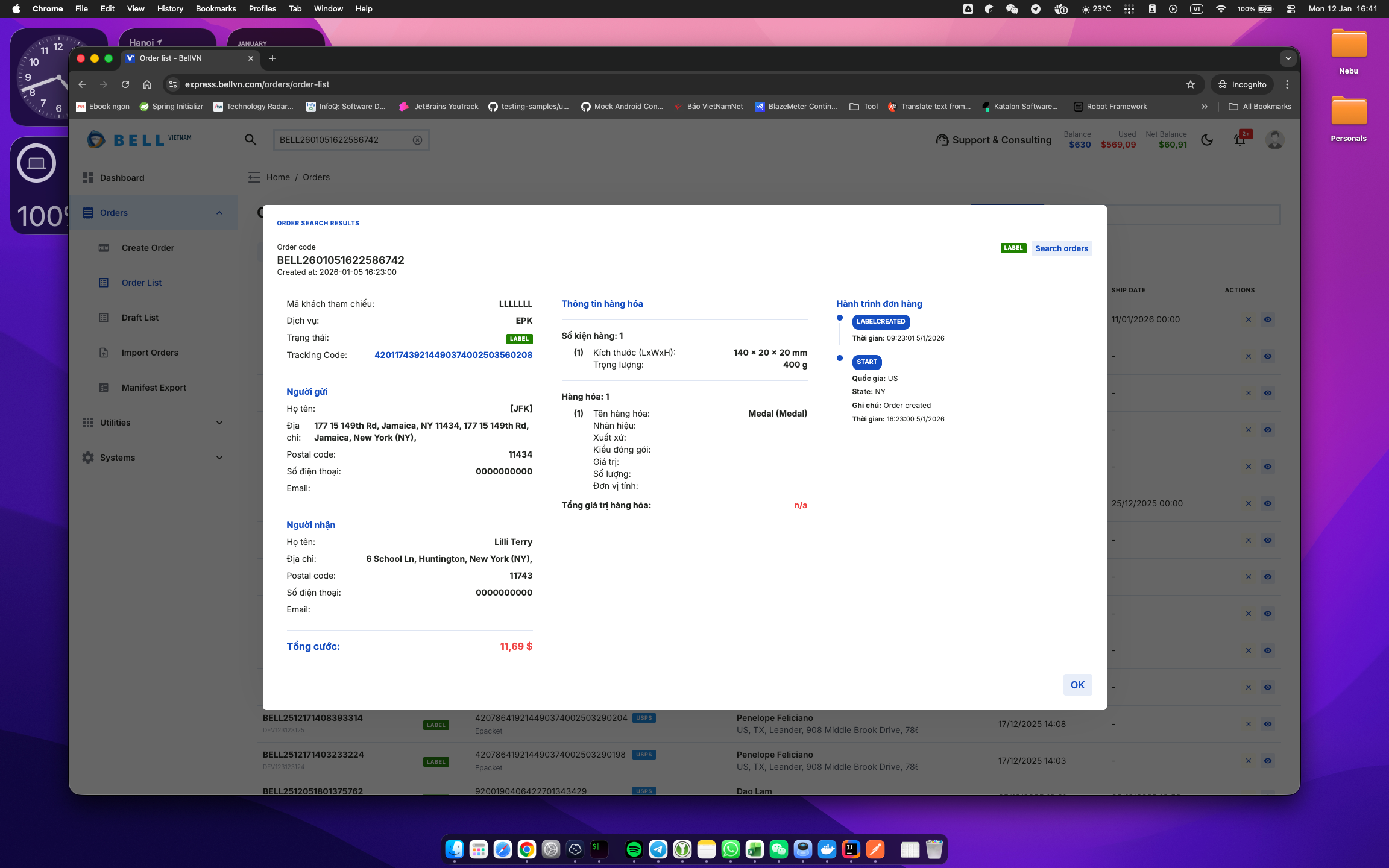 Tìm kiếm đơn hàng